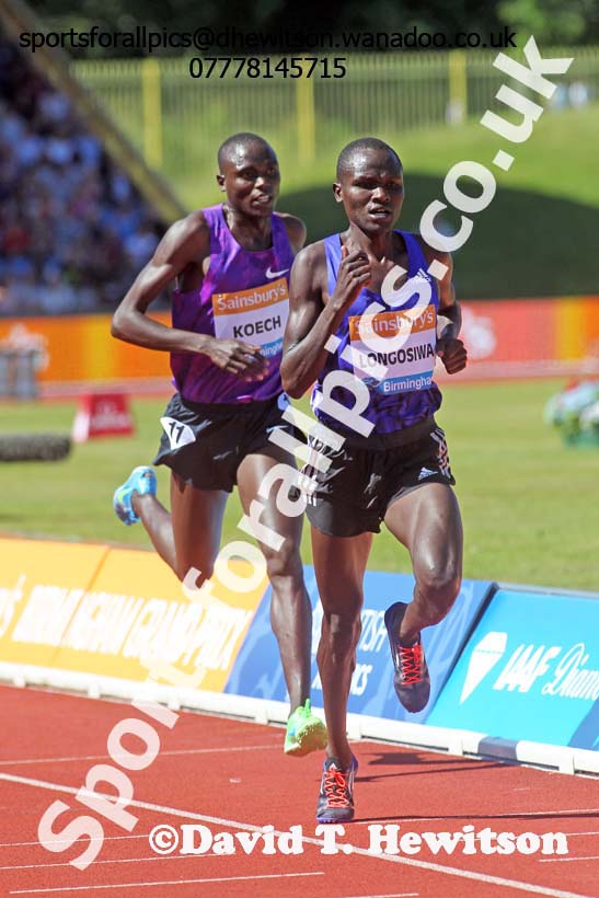 Mens 5000 metres, IAAF Diamond League, Birmingham. Photo: David T. Hewitson/Sports for All Pics